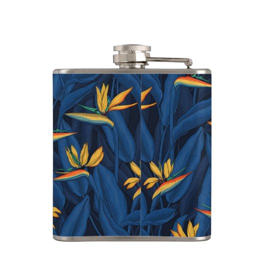 Flasques Night bird of Paradise garden 2 (Dos)