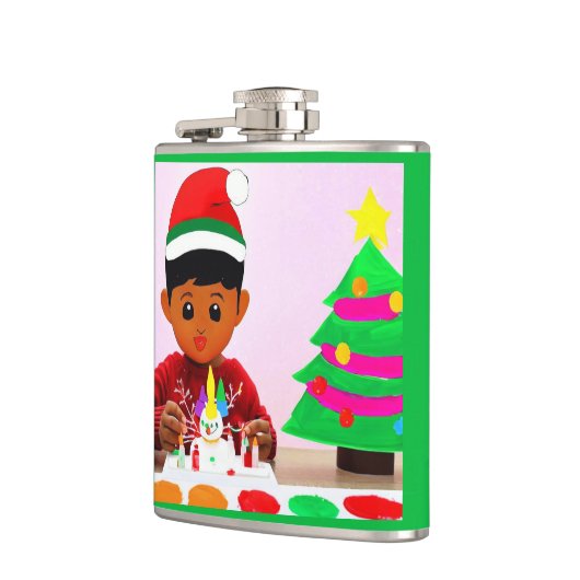 Flasques Noël Anniversaire 4 (Gauche)