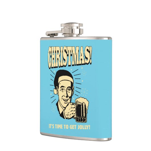 Flasques Noël : C'est l'heure d'être joyeux (Gauche)