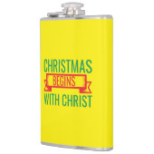 Flasques noël commence avec christ-15523 (Gauche)