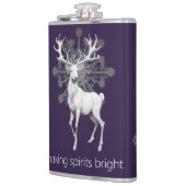 Flasques Noël des rennes d'ivoire | Pourpre (Gauche)