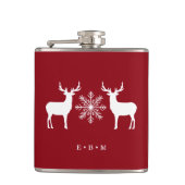 Flasques Noël monographie des cerfs de bois (Devant)