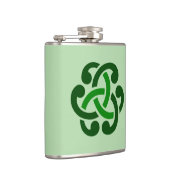 Flasques Noeud celtique vert foncé (Droite)