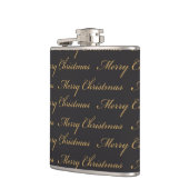 FLASQUES NOIR AVEC JAUNE D'OR NOËL EN SCRIPT (Gauche)