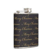 FLASQUES NOIR AVEC JAUNE D'OR NOËL EN SCRIPT (Droite)