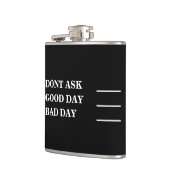 Flasques Noir & Blanc Drôle Mesures de Boisson (Gauche)