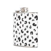 Flasques Noir et blanc Empreinte de léopard (Gauche)