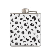 Flasques Noir et blanc Empreinte de léopard (Dos)