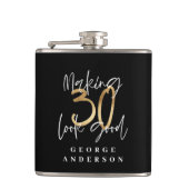 Flasques Noir et or à 30 ans (Devant)