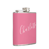 Flasques Nom de calligraphie personnalisé Rose Enterrement (Droite)