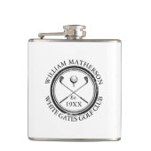 Flasques Nom de golf personnalisé classique (Devant)