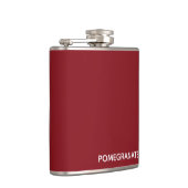 Flasques Nom de la couleur rouge de la grenade (Droite)