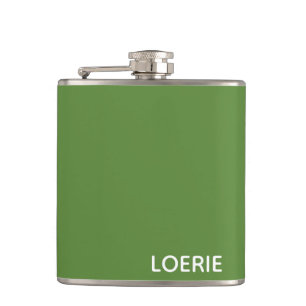 Flasques Nom de la couleur verte Loerie