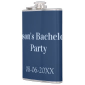 Flasques Nom de la fête de Bachelor date simple minimal mei (Gauche)