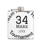 Flasques Nom de l'équipe ici ajouter nom tournoi année text (Devant)