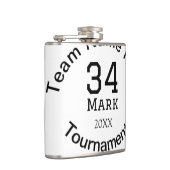 Flasques Nom de l'équipe ici ajouter nom tournoi année text (Droite)