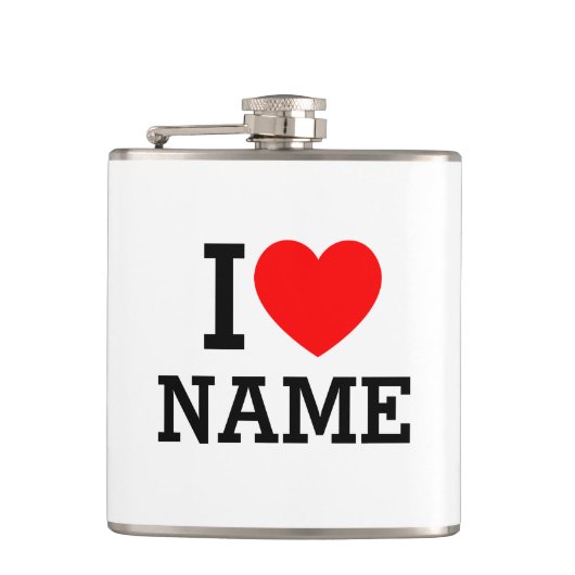 Flasques Nom du coeur (Devant)