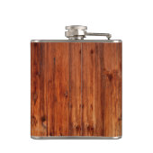 Flasques Nom du monogramme Moderne Bois Rustique Classique  (Dos)