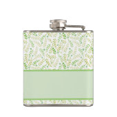 Flasques Nom du monogramme personnalisé Nature Fern Motif f (Dos)