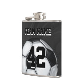 Flasques Nom et numéro de l'équipe balle de football (Gauche)