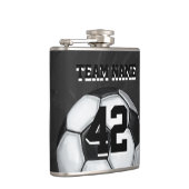 Flasques Nom et numéro de l'équipe balle de football (Droite)