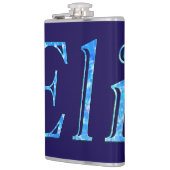 Flasques Nom étoilé bleu Eli, (Gauche)