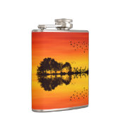 Flasques Nom guitariste orange moderne Aquarelle (Droite)