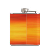 Flasques Nom guitariste orange moderne Aquarelle (Dos)