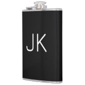 Flasques Nom initial minimaliste personnalisable (Gauche)