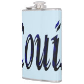 Flasques Nom Louis Noir Bleu, (Gauche)