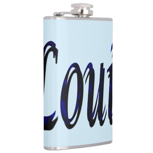 Flasques Nom Louis Noir Bleu, (Droite)