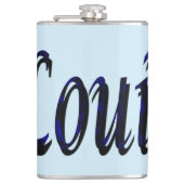 Flasques Nom Louis Noir Bleu, (Devant)
