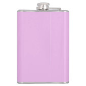 Flasques Nom Monogramme Lettre initiale Orchid & Lilac (Dos)