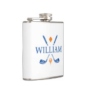 Flasques Nom Monogramme Personnalisé Golf Clubs Ace Classic (Droite)