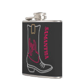 Flasques Nom personnalisable de démarrage Neon Cowboy (Gauche)