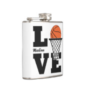 Flasques Nom personnalisé Amour de basketball (Droite)