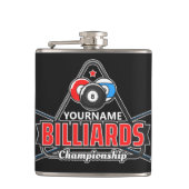 Flasques NOM Personnalisé Billard 8 Ball Pool Cue Rack (Devant)