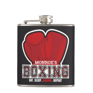 Flasques NOM personnalisé Boxer Boxer Glove Prize