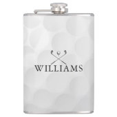 Flasques Nom Personnalisé Clubs De Golf Et Bal (Devant)