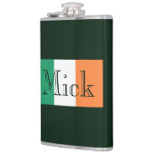 Flasques Nom personnalisé drapeau irlandais (Gauche)