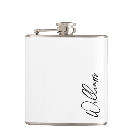 Flasques Nom personnalisé du script moderne (Devant)