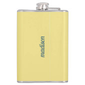 Flasques Nom personnalisé Hippie Van (Dos)