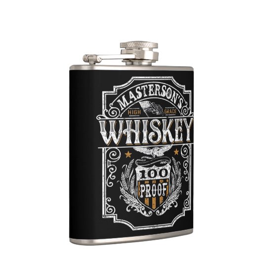 Flasques NOM personnalisé Old West Whiskey Brewery Bar (Droite)