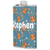 Flasques Nom personnalisé Porte extérieure Motif Vinyl (Gauche)