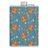 Flasques Nom personnalisé Porte extérieure Motif Vinyl (Dos)