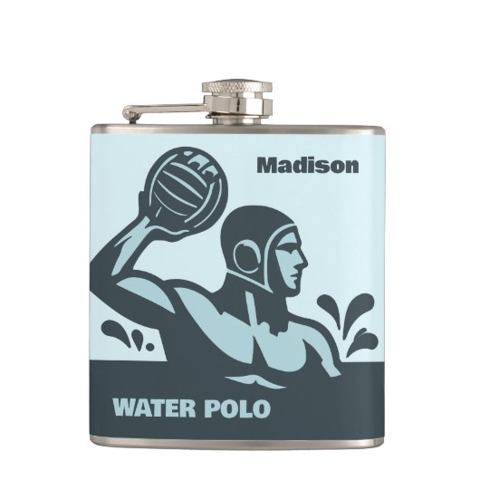 Flasques Nom personnalisé Water Polo (Devant)