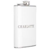 Flasques Nom professionnel minimaliste élégant (Droite)