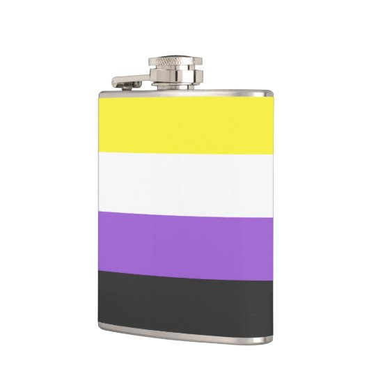 Flasques Non-Binary Pride flag (Gauche)