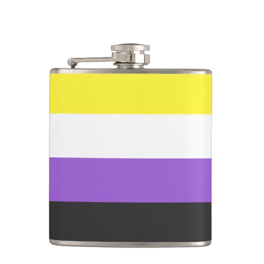 Flasques Non-Binary Pride flag (Devant)