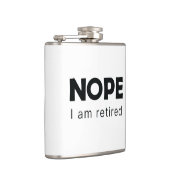 Flasques Non, je suis à la retraite (Droite)